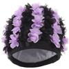 VALICLUD Cuffia da Nuoto Donna Vintage Petali Floreali 3d in Nailon, Elastica e Resistente, per Allenamenti Lunghi Creare Un'atmosfera Estiva