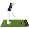 Lilihuimaoyi Tappeto Pieghevole per Pratica Golf e Allenamento Swing, per Interni ed Esterni, per l'ufficio, Lusso 36EVA con accessori