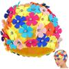 SAFIGLE Cuffia da bagno da donna, con motivo floreale, con strass, per piscina, spiaggia e vasca da bagno