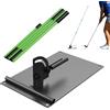 Generisch Di Bastoni Da Allineamento Golf Da Golf Regolabili | Set Aste Allineamento Con Supporto Angolare Per Campo Pratica, Interno, Esterno, Casa, Ufficio, Percorso E Prato