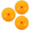 Artibetter 3 Pezzi Supporto per Palo di Agilità in Plastica Giallo per Allenamento Sportivo All'aperto, Base Resistente e Montaggio Rapido per Calcio e Basket