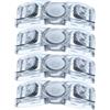 SHINEOFI 4 Pezzi Clip di Ricambio Adatto per Cinturini 10-13mm in Plastico per Occhialini da Nuoto, Leggero e Resistente Previene Lo Scivolamento, per Festa Estiva e Accessori Nuoto