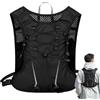 Fruusv Gilet da trail running, riflettente, borsa organizer da 5 l