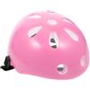 WRITWAA Casco per Rosa Regolabile in Plastica per Ciclismo | Cinturini Regolabili, Prese D'aria, per Pattinaggio e Scooter, Adatto a Ragazzi e Ragazze