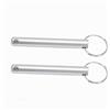 Haofy Perni per Pila Pesi Perno di Selezione in Acciaio Inossidabile Diametro 10 Mm 70 Mm Set da Viaggio di 2 Pezzi di Ricambio a Inserimento Liscio per Palestra Domestica e Macchine a Cavo
