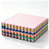 Skonmiv Tappetino in schiuma a puzzle ad incastro, con bordi, 60 x 60 x 1,2 cm, antiscivolo, per allenamento, per soggiorno, casa, palestra, garage