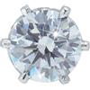 Medical Jewels TIFFANY ZIRCONE 5MM CRISTALLO