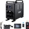VEVOR Riscaldatore d'Aria Diesel con Controllo APP Bluetooth, Telecomando e Schermo di Visualizzazione, Allarme CO, Riscaldatore Diesel a Riscaldamento Portatile per Veicoli e Garage 8 KW, 12V/24V