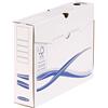 Bankers Box 4460102 Scatola Archivio A4 Basic, Dorso 80 mm, FSC, Confezione da 25 Pezzi
