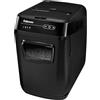 Fellowes distruggi documenti automatico a frammento 150C, 150 fogli, per piccolo ufficio, da 1 a 3 utenti, distruggidocumenti silenzioso con retromarcia automatica e modalità riposo, nero