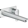 hansgrohe Talis E Miscelatore monocomando lavabo ad incasso a parete con bocca erogazione 22.5 cm, cromo, 71734000