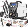 STAHLWERK Saldatrice combinata 6-in-1 CTM-416 Puls Pro - Set completo - CUT, TIG, MIG/MAG, PULSE, MMA, FLUX fino a 160 A, plasma fino a 40 A, funzione Pulse