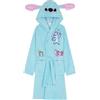 Disney Stitch Pile Accappatoio Bambina con Cappuccio e Tasche - Regalo Ragazza (Blu, 13-14 Anni)