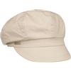 Seeberger Berretto Newsboy Azalee Donna - Cotton cap Estivo con Visiera, Fodera Estate Primavera/Estate - Taglia Unica Beige