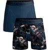 Muchachomalo Uomo Boxer 2-Pack, Fantasia, Cotone Modal, Fascia Elastica