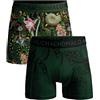 Muchachomalo Uomo Boxer 2-Pack, Fantasia, Cotone, Fascia Elastica