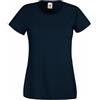 Fruit of the Loom SS050, maglietta da donna Deep Navy XX-Large