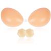 SHINYMOD Reggiseno Senza Spalline, Adesivo in Silicone Reggiseno Invisibile Senza Schienale Push Up Sexy Riutilizzabile Confortevole Reggiseno a Coppa per Costume da Bagno Donna