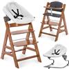 hauck Seggiolone Pappa Alpha+ Newborn Set Premium Bouncer Evolutivo, Noce