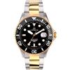 Lorenz Hydro-Sub 090011EE Orologio da uomo automatico svizzero con cinturino in acciaio inossidabile e 500 metri subacqueo professionale, cofanetto con cinturino in gomma omaggio