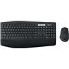 Logitech 920-008226 tastiera mouse incluso universale rf senza fili + bluetooth qwerty us international nero