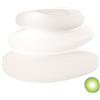 Tekcnoplast Lampada vaso luminoso in resina 75x62 cm Led Luce Verde mod. Eden Pot Bright