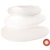 Tekcnoplast Lampada vaso luminoso in resina 75x62 cm Led Luce Rossa mod. Eden Pot Bright
