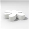 Kloris Pedana Espositrice Floris da 100 CM Bianco