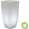 Tekcnoplast Vaso Agave Quadrato Con Luce Verde H70 33x33Cm