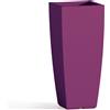 Tekcnoplast Vaso Agave In Resina Quadrato Viola H90 40x40Cm