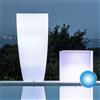 Tekcnoplast Vaso Agave Tondo Con Luce Azzurra H70 Ø 33Cm