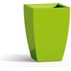 Tekcnoplast Vaso Parodia Resina Quadrato Verde H50 33x33Cm