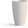 Tekcnoplast Vaso Parodia Resina Tondo Bianco H50 Ø 33Cm