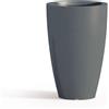 Tekcnoplast Vaso Parodia Resina Tondo Grigio H50 Ø 33Cm