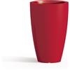 Tekcnoplast Vaso Parodia Resina Tondo Rosso H50 Ø 33Cm