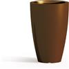 Tekcnoplast Vaso Parodia Resina Tondo Marrone H50 Ø 33Cm