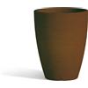 Tekcnoplast Vaso Aloe In Resina Tondo Marrone H38 Ø 30Cm