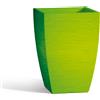 Tekcnoplast Vaso Aloe In Resina Quadrato Verde H40 27X27Cm