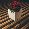 Tekcnoplast Struttura Metallica Verniciata H 40 per Vasi Cube Youcube e Matera