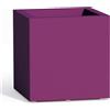 Tekcnoplast Vaso Cube In Resina Quadrato H40 Viola 40x40Cm