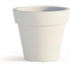 Tekcnoplast Vaso Begonia In Resina Tondo H45 Bianco Ø 50Cm
