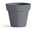 Tekcnoplast Vaso Begonia In Resina Tondo H45 Grigio Ø 50Cm