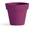 Tekcnoplast Vaso Begonia In Resina Tondo H95 Viola Ø 110Cm