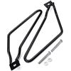 Mxzzand Supporto per Staffe di Montaggio per Borse Laterali telaietti borse laterali moto per Moto 2PCS con XL883/1200 HD1450/1584(Nero)
