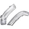 Kuuleyn Luce specchietto retrovisore auto,1 paio Indicatore specchietto esterno impermeabile Indicatore di direzione Lampadina LED Lente Sinistra Destra Per Eos/GTI/Golf/JETTA/Passat/R32/Rabbit, 1K0949101