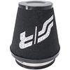 SIMONI Racing FSR/UM Filtro Aria Conico in Spugna Nera Universale | Con 3 anelli adattatori