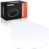 Frankberg Vetro dello specchio specchio esterno vetro dello specchio | Convesso, Riscaldato, Giusto; 6R0857522F; Compatibile con: Mii KE1 KF1, SU! 121 122 123 BL1 BL2 BL3, Polo 6C1 6R1