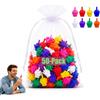 HiGropcore Mini dita medie set, confezione da 50 flip the bird regalo ironico per adulti per Natale