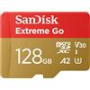 SanDisk Scheda di Memoria SanDisk 128GB Extreme microSDXC + Adattatore SD (200MB/s V30 U3 A2)