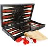 Yenigün Backgammon Tavola Nero Marmo XXL Design In Marmo B - Merce